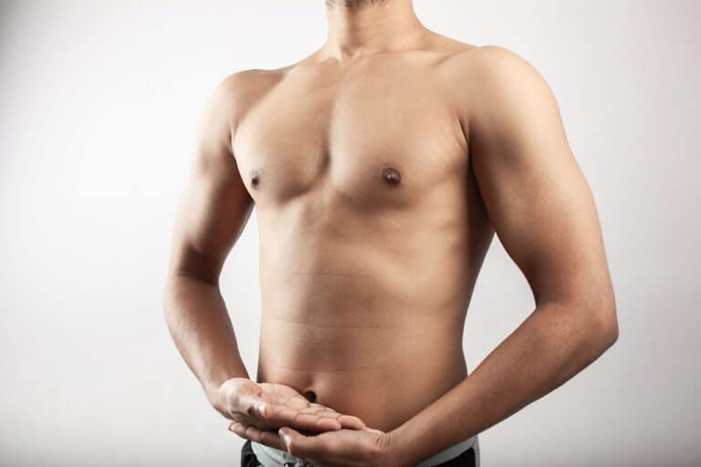 teen with chest growth